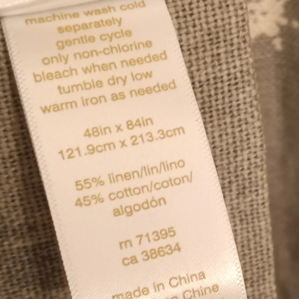 West Elm Linen/Cotton Grommet Curtain Panel 48